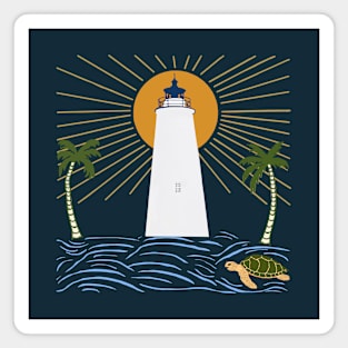 Ocracoke Island Sun Rays Magnet